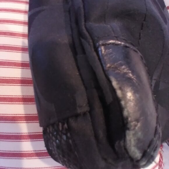 Coach black canvas with leather trim purse - Picture 6 of 11